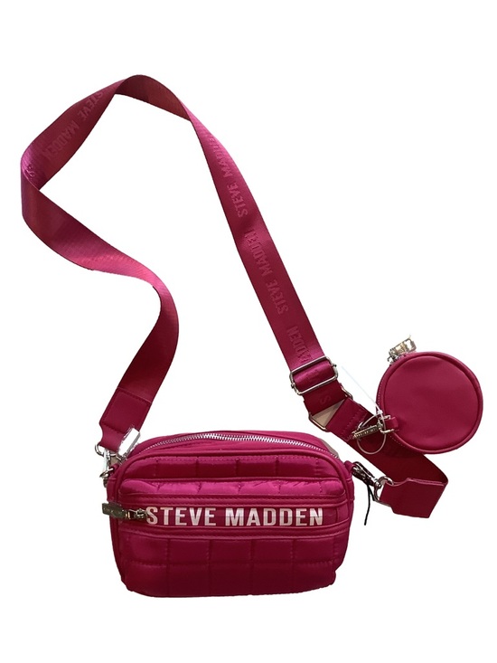 Steve Madden Handbags - Steve Madden Baida CrossbodyBag Fuschia New